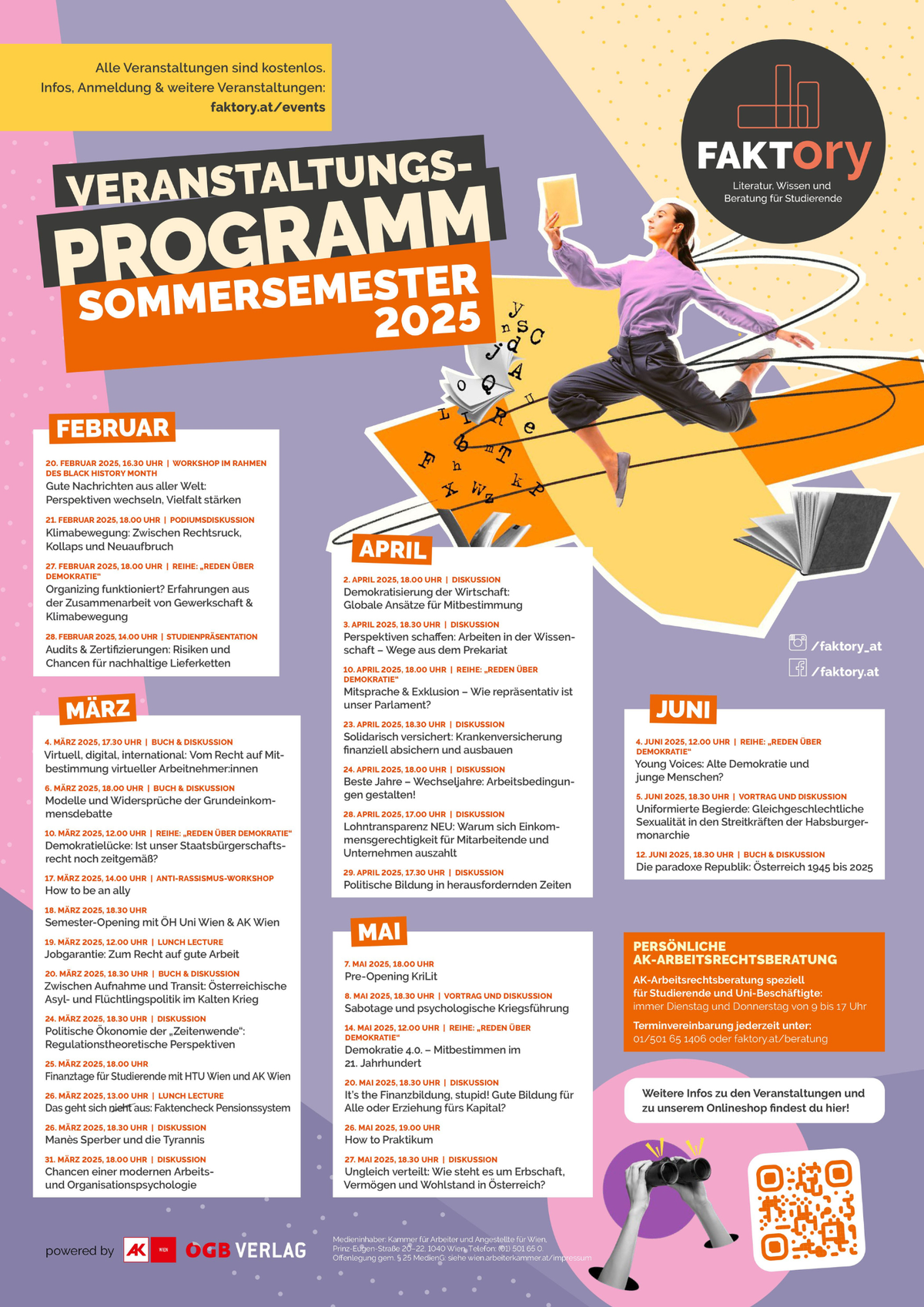 Programmposter_Sommer_2025 © FAKTory