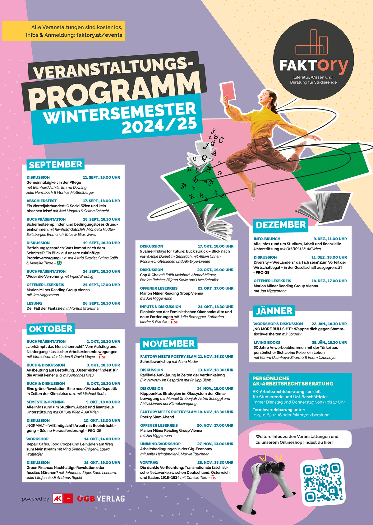 FAKTory_Programmposter_WiSe24-25 © FAKTory