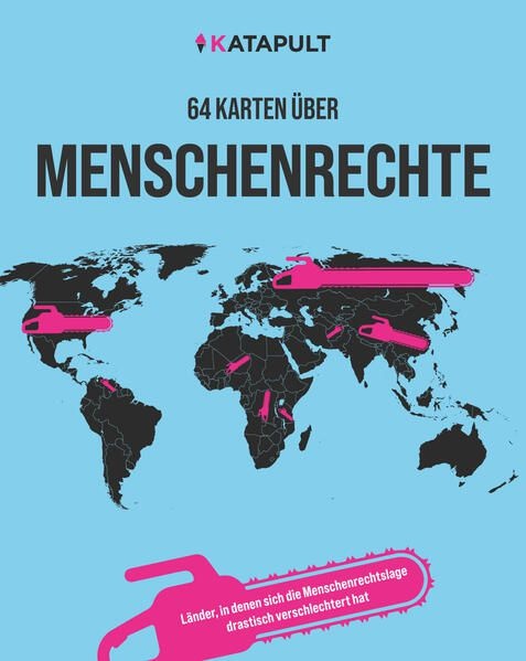 Buchcover: 64 Karten &uuml;ber Menschenrechte &copy; KATAPULT Verlag