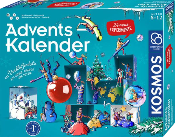 Cover: Adventskalender - Die schönsten Experimente zur Weihnachtszeit © Kosmos